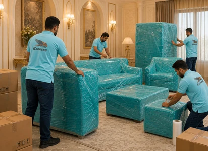 طاقم الصقور اكسبريس ينجز أعمال فك الأجهزة وتغليف الأثاث بعناية كجزء من خدمات نقل العفش بجدة داخل الوحدات السكنية للاطلاع أكثر، تصفح صور نقل عفش توثق هذه الخطوات.